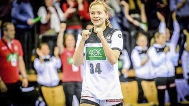<p>Kim Braun fiebert der Partie entgegen.</p>