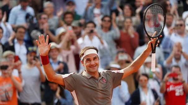 <p>Roger Federer steht nach seinem Sieg über Stan Wawrinka im Halbfinale der French Open.</p>