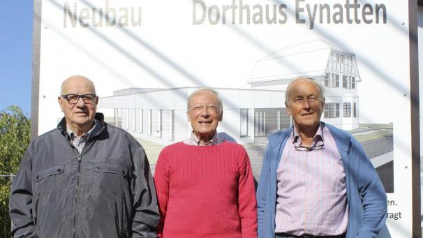 <p>Diese drei Eynattener Herren werden das Mundartfrühstück mit kurzen Wortbeiträgen einleiten: August Mauel, Karl Lux und Manni Cormann (v.l.)</p>