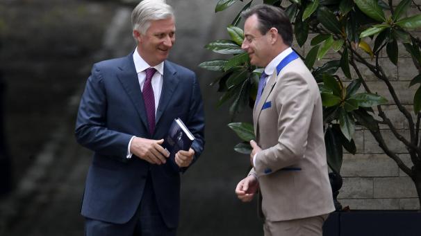 <p>Was König Philippe wohl denkt, wenn er an Bart De Wevers Konföderalismus denkt</p>