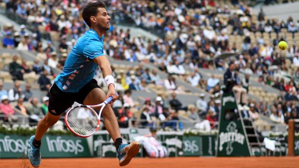 <p>Dominic Thiem in Aktion</p>
