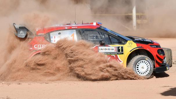 <p>Sébastien Ogier in Aktion</p>