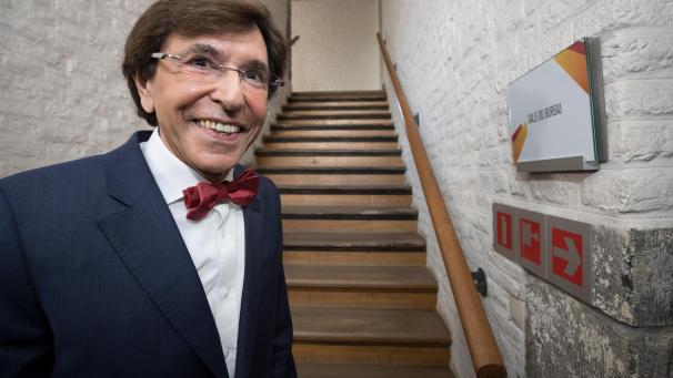 <p>Die „Treppe zum Himmel“ ist sehr steil: PS-Chef Elio Di Rupo.</p>