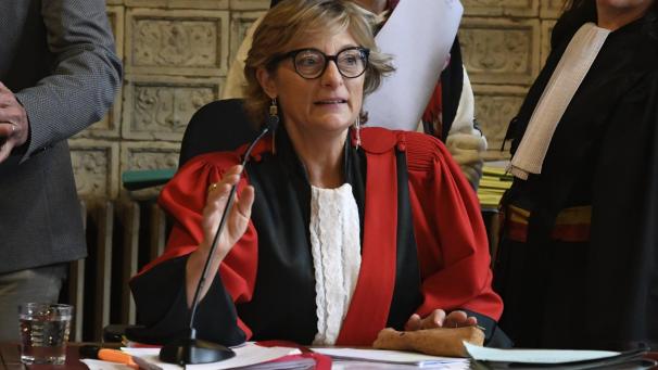 <p>Die in Eupen lebende Richterin Catherine Urbain leitete den Prozess.</p>