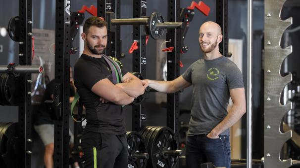 <p>Benoît Arimont (r.) und Olivier Moncousin haben ihr Hobby zum Beruf gemacht: mit Erfolg.</p>
