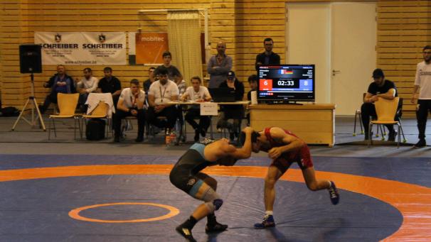 <p>Insgesamt 118 Kämpfe wurden am Samstag im Eupener Sportzentrum ausgetragen.</p>