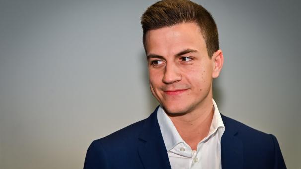 <p>Dries Van Langenhove wurde am 26. Mai für den Vlaams Belang in die Kammer gewählt.</p>
