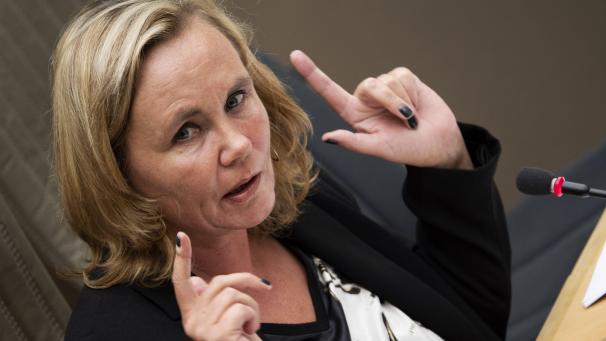 <p>Liesbeth Homans ist Vize-Ministerpräsidentin der flämischen Regierung,</p>