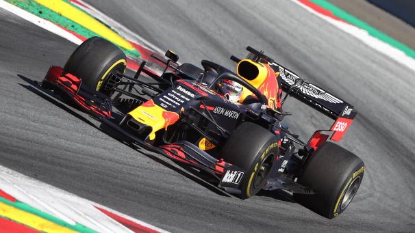 <p>Max Verstappen aus den Niederlanden vom Team Aston Martin Red Bull Racing in Aktion.</p>