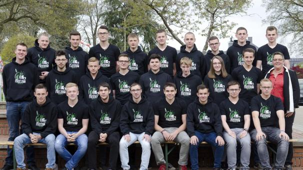 <p>Die Abschussklassen 6. Jahr Technischer Sekundarunterricht.</p>