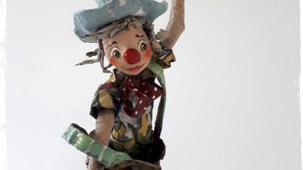 <p>Skulpturen und Objekte unterschiedlichster Art gibt es in Clermont zu sehen, hier „Le ti monde en papier“.</p>
<p>Foto: Veranstalter</p>