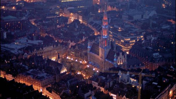<p>Blick auf die Hauptstadt Brüssel</p>