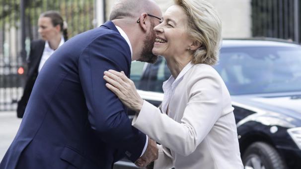 <p>Lernte am Montag Premierminister Charles Michel näher kennen: die designierte EU-Kommissionspräsidenten Ursula von der Leyen.</p>