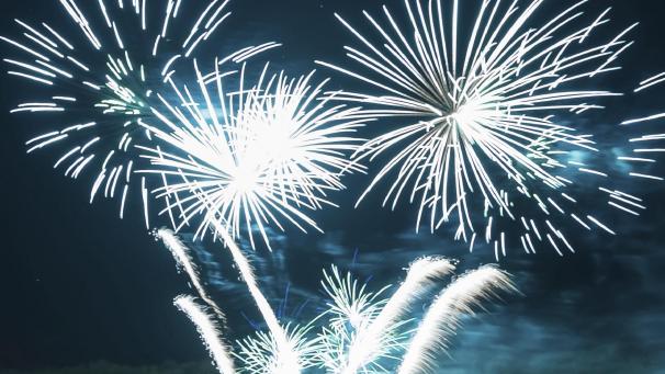 <p>Feuerwerk wie in Frankreich. In Lüttich wird der „14 juillet“ immer ganz groß gefeiert.</p>
