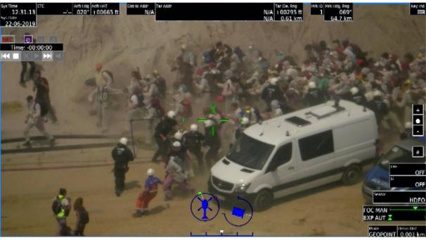 <p>Der Screenshot aus einem Polizei-Video zeigt Aktivisten auf dem Gelände des Tagebau Garzweiler. Mit einem ungewöhnlichen Polizei-Video aus mehreren Luftaufnahmen ist der Innenausschuss des Düsseldorfer Landtags über die Vorkommnisse im Rheinischen Revier während der „Ende Gelände“-Proteste im Juni informiert worden.</p>