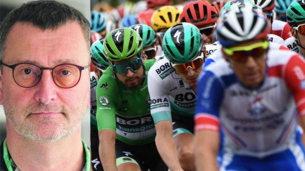 <p>Jürgen Heck verfolgt die „Tour“ für das GrenzEcho.</p>
