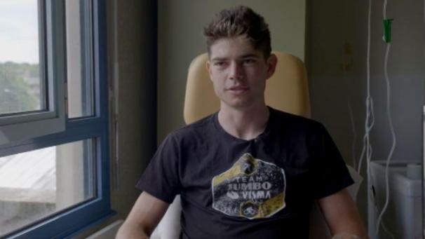 <p>Van Aert meldete sich via Team-Seite aus dem Krankenhaus.</p>