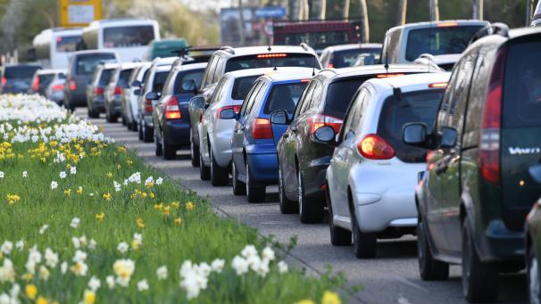 <p>Dichter Verkehr wird auf Europas Straßen am Wochenende erwartet.</p>