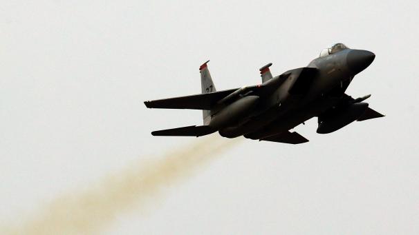 <p>Diese Aufnahme zeigt, wie ein südkoreanischer F-15K-Jet im Dezember 2017 von einer Militärbasis in Gwangju abhebt.</p>