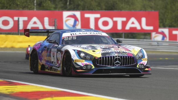 <p>Der Mercedes-AMG von Engel-Buurmam-Stolz steht auf der Pole.</p>