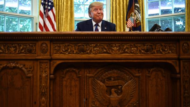 <p>Donald Trumps Taktik scheint klar: Möglichst viel Sand ins Getriebe streuen, um den Demokraten den Wind aus den Segeln zu nehmen.</p>