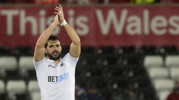 <p>Jordi Amat spielte unter anderem für Swansea City.</p>