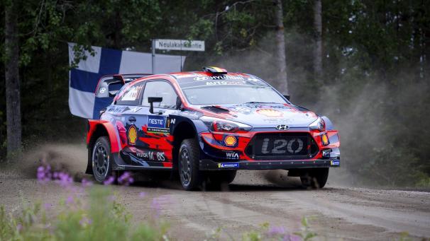 <p>Thierry Neuville kann dem Tempo an der Spitze nicht folgen.</p>