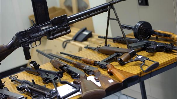 <p>Die föderale Polizei beschlagnahmte im vergangenen Jahr 5.850 illegale Schusswaffen.</p>