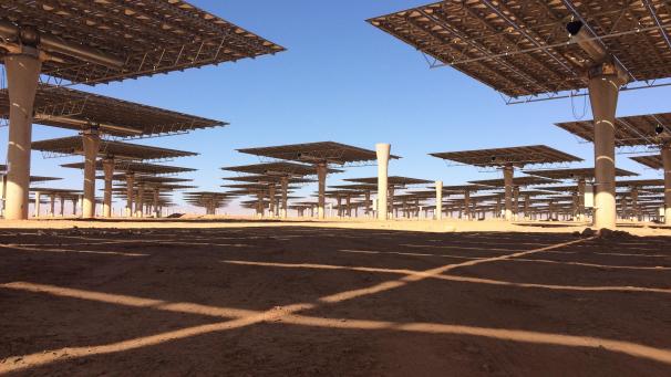 <p>Bei Ouarzazate in Marokko entsteht der größte Solarkraft-Komplex der Welt.</p>