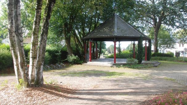 <p>In Elsenborn soll der Kiosk als zentraler Dorftreffpunkt eine Aufwertung erfahren.</p>