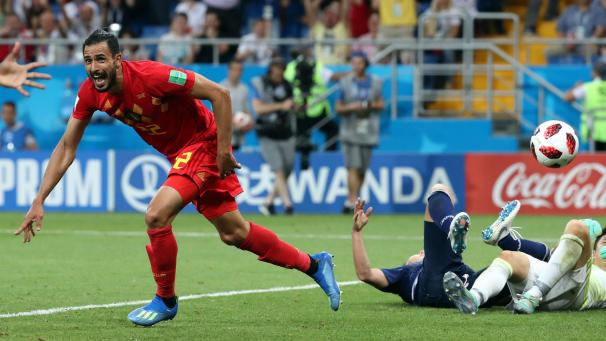 <p>Unvergessen: Im WM-Achtelfinale schießt Chadli die Roten Teufel in letzter Sekunde zum Sieg.</p>