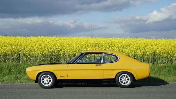 <p>1969 ist das „Geburtsjahr“ des Ford Capri.</p>