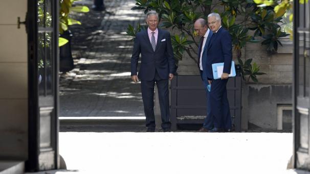 <p>Didier Reynders (r.) und Johan Vande Lanotte werden heute erneut im Palais erwartet.</p>