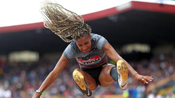 <p>Nafissatou Thiam verbesserte ihren Landesrekord gleich zweimal.</p>