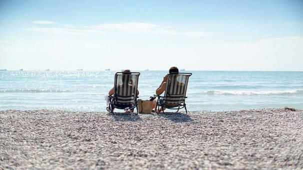 <p>Die Niderländer wollen den Briten zum Ausstieg aus der EU vom Strand bei Wijk aan Zee aus freundlich zuwinken.</p>