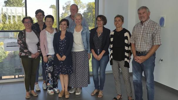 <p>Organisatoren und Partner des „Ladies Run &amp; Walk“ am Donnerstag im Eupener Stadthaus.</p>