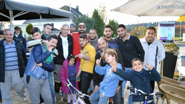 <p>Zum Höhepunkt der Flüchtlingskrise im Jahr 2015 wurden auch Menschen auf dem Deidenberger Campingplatz „Oos Heem“ untergebracht.</p>