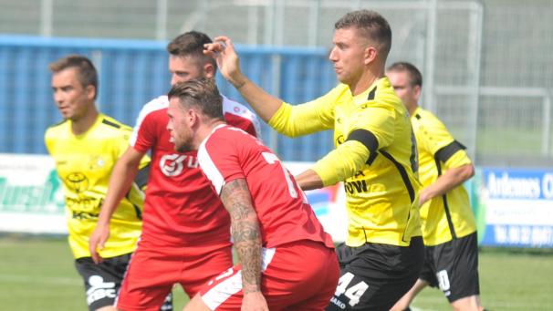 <p>Anthony Niro (Nr. 44) und der RFC Raeren-Eynatten kehrten mit leeren Händen aus Aische zurück.</p>