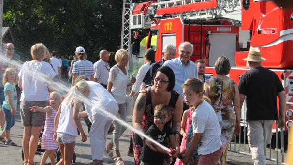 <p>Viel Rummel bei der Freiwilligen Feuerwehr in Kelmis.</p>