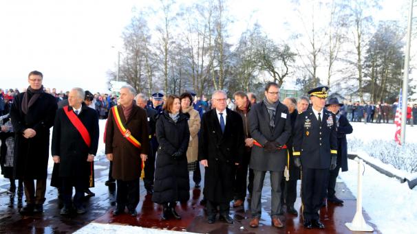 <p>Wie zuletzt 2014 wird es am 20. Dezember anlässlich des Gedenkens an die Ardennenoffensive und die Befreiung vom Naziregime eine große Erinnerungsveranstaltung am Denkmal in Baugnez geben.</p>