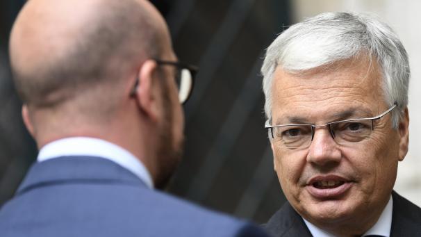 <p>Charles Michel und Didier Reynders (r.), zwei frankofone Liberale für Europa. Ist das nicht ein bisschen viel, fragen sich einige.</p>