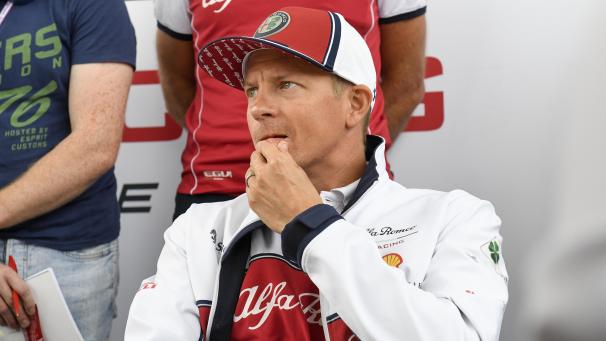 <p>Kimi Räikkönen (Alfa Romeo) zog sich während der Sommerferien eine Muskelverletzung zu.</p>