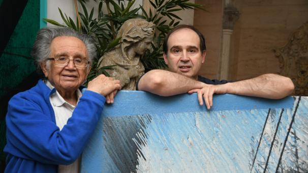<p>International gefragt, in Hauset zuhause: Antonio Máro und sein Sohn Rafael Ramírez.</p>
