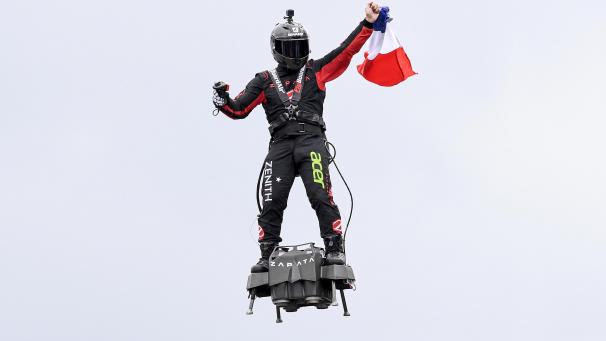 <p>Franky Zapata flog am Sonntag über Spa-Francorchamps.</p>