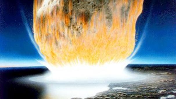 <p>Vor 66 Millionen Jahren ist ein Asteroid auf die Erde eingeschlagen.</p>