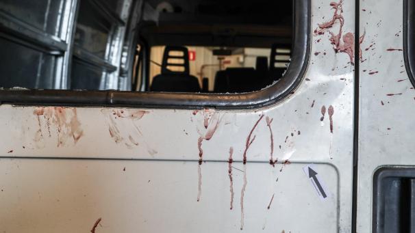 <p>Der Lieferwagen, mit dem die Flüchtlinge transportiert wurden.</p>