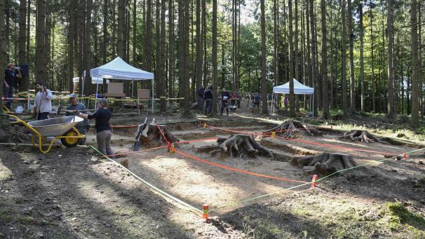 <p>Die Ausgrabungen bei Herresbach haben zwei Wochen angedauert und gehen an diesem Wochenende zu Ende.</p>
