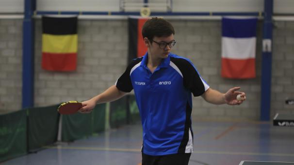 <p>Ben Olbertz (D6/TTC Eupen) lieferte als Außenseiter mit seinen vier Punkten eine vielversprechende Leistung.</p>