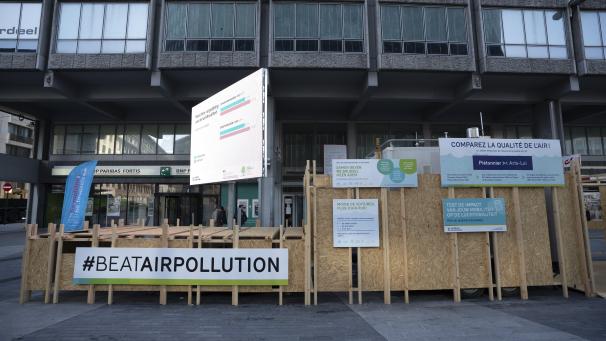 <p>Vorstellung des Programms der Woche der Mobilität in Brüssel.</p>