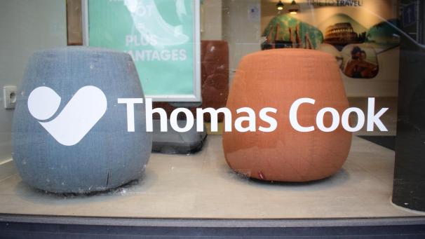 <p>Ein Neckermann-Thomas-Cook-Shop: Die Zukunft der Angestellten ist keineswegs gesichert.</p>